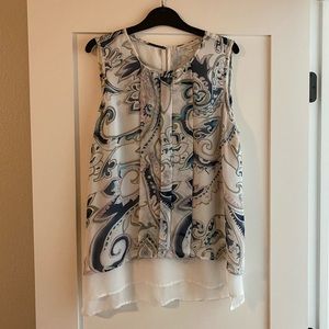 Beautiful sleeveless blouse